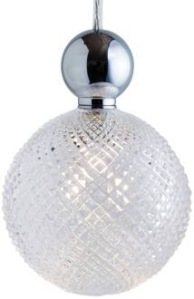 Uva L Hangbal zilver transparant mini check zilver, helder