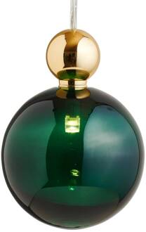 Uva L Hanglamp, bal goud, klimopgroen goud, groen