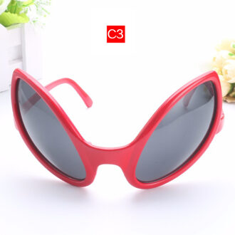 Uvlaik Funny Alien Ogen Zonnebril Mannen Kostuum Masker Bril Vrouwen Feestartikelen Decoratie Photobooth Props Rood