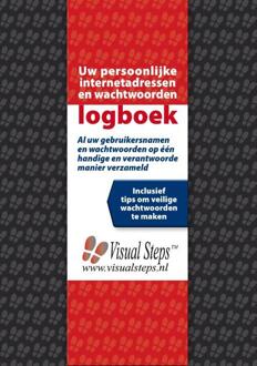 Uw persoonlijke internetadressen en wachtwoorden logboek - Boek Visual Steps B.V. (9059054016)