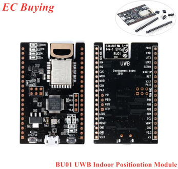UWB Indoor Positioning Module BU01 Position DW1000 NodeMCU-BU01 Development Board Wideband Ranging 3.3V 5V Onboard PCB Antenna