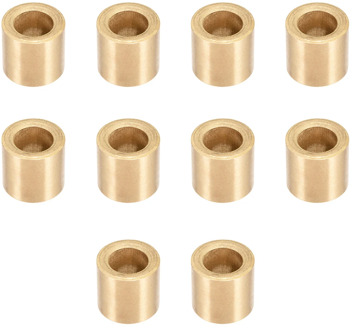 uxcell 1-3pcs Self-Lubricating Bearing Sleeve 16mm 18mm 20mm 25mm I.D. Sintered Bronze Bearing Bushings for Machine Tools