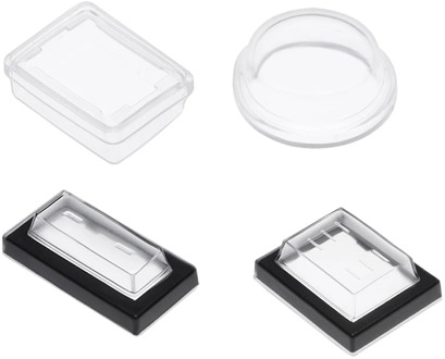 uxcell 10-20pcs Waterproof Case Switch Covers Caps Protector Clear Silicone for Boat Rocker Switch 24x17x8mm 37x30x14mm