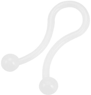 Uxcell 100Pcs Twist Lock Cable Ties Nylon U Vorm Besparen Plaats 7.3Mm Dia 27Mm X 16.5mm X 4.5Mm Maat Wit