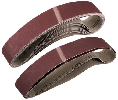 Uxcell 12 Stuks 2-Inch X 27-Inch 50 Mm X 686 Mm Schuren Riem 240 Grit Aluminium oxide
