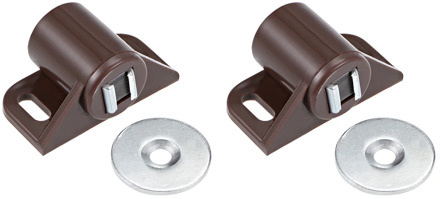 uxcell 2pcs Magnetic Catches Catch Cabinet Hardware Fittings Magnet Latch Catch for Cupboards Drawers Closet Cabinet Door