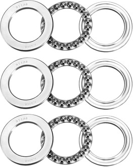 uxcell 3pcs 51108 Single Direction Thrust Ball Bearings 40mm x 60mm x 13mm Chrome Steel