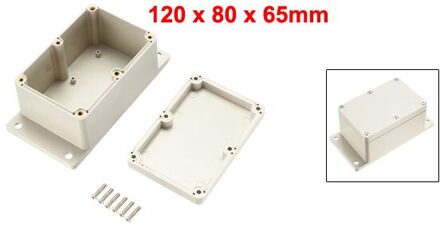 Uxcell 58X92X67 Mm Elektronische Abs Plastic Diy Junction Box Behuizing Project Case Grijs 120x80x65mm