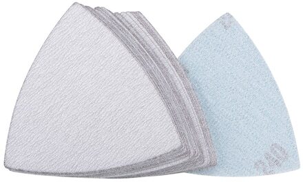 Uxcell Driehoek Detail Schuurmachine Schuurpapier Klittenband 3-1/2 Inch Wit 320 Grit 24 Pcs