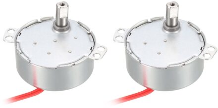 Uxcell Elektrische Motor Synchrone Motor Draaitafel Synchron Motor Ac 24V 50/60Hz 4W Ccw/Cw richting