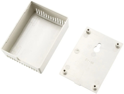 uxcell Plastic Dustproof Cover Electronic Project Instrument Enclosure DIY Box Case Junction Box Housing 75x55x28mm White