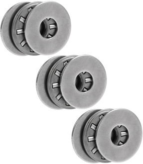 uxcell TC411+2TRA Needle Roller Thrust Bearings with Washers 1/4"x11/16"x5/64" 3pcs