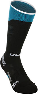 UYN Compression One Hardloopsokken Dames-Zwart,Turkoois - 41-42