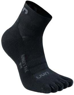 UYN Runner'S Five Low Cut Hardloopsokken Dames-Zwart - 41-42