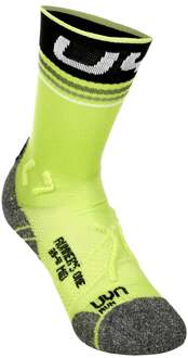 UYN Runner's Mid One Hardloopsokken Heren-Groen,Zwart - 39-41
