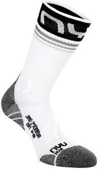 UYN Runner's One Hardloopsokken Heren-Wit,Zwart - 42-44