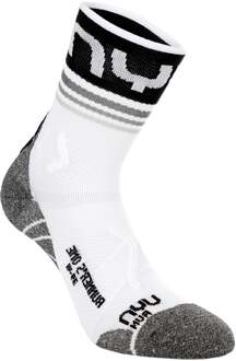 UYN Runner's One Short Hardloopsokken Dames-Wit,Zwart - 37-38,39-40,41-42
