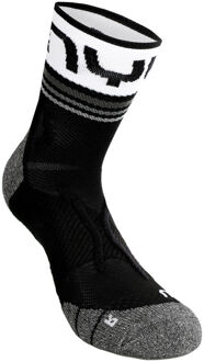 UYN Veloce Hardloopsokken Heren-Zwart,Wit - 39-41,42-44,45-47