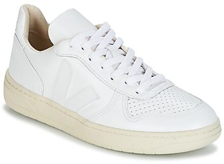 V-10 Leather Extra White heren sneakers wit