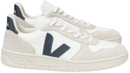 v-10 sneakers heren wit wit vx011380 white-nautico suede 44