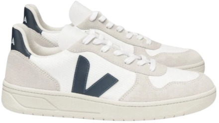 v-10 sneakers heren wit wit vx011380 white-nautico suede 45