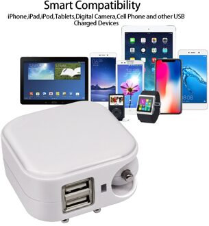 V 2.1A USB Autolader, USB Autolader, Power Adapter Oplader Compatibel met Mobile, iPhone, iPad, Android, Tabletten en Auto 'S