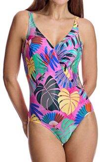 V-hals badpak W250771 Dames Veelkleurig