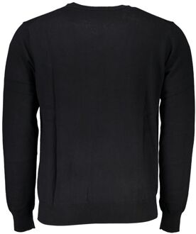 V-hals Gebreide Trui Casual Stijl - maat 2XL Zwart