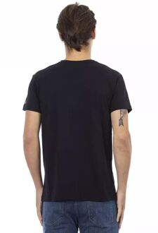 V-hals T-shirt Tr22883 - maat S Zwart