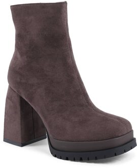 V Italia dames enkellaars bruin X712 Marrone