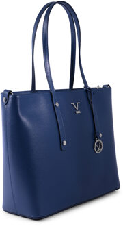 V Italia Dames Tas  CB1070 SAFFIANO JEANS Blauw