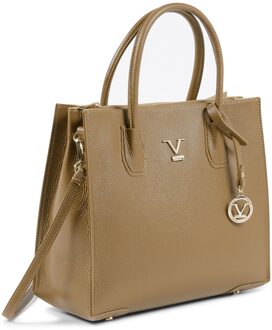 V Italia dameshandtas BE10275 52 Dollaro Caramello - maat Bruin