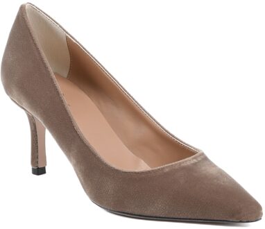 V Italia Damespomp Taupe INES65 Velluto Ocra