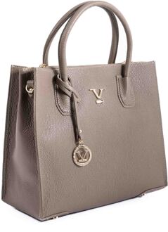 V Italia Damesschoudertas BE10275 52 Dollaro Fango Taupe