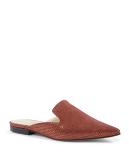 V Italia Damesslipper Bruin Sabot Damita Lab Brandy