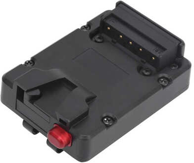 V-Lock Batterij Mount D-Tap Output Plastic Plaat Adapter Voor V Mount Camera Batterij Foto Studio