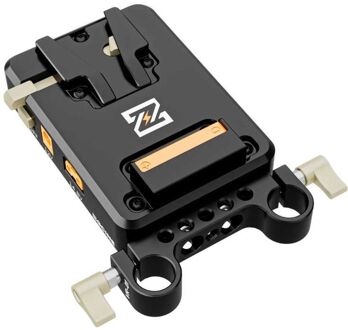 V-Mount Plate/Charger On 15mm Rod Mount (VM-VP2-K1)