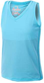 V-Neck Cutout Tanktop Meisjes-Lichtblauw - XS