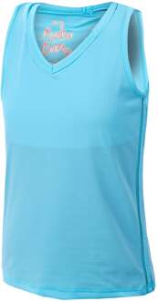 V-Neck Cutout Tanktop Meisjes-Lichtblauw - XXS,XS,S,M,L