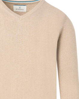 V-neck sweater Beige - XL