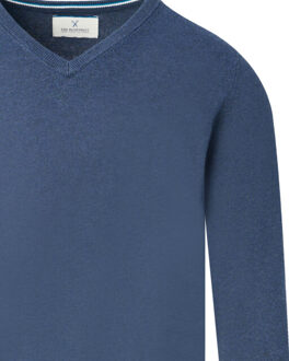 V-neck sweater Blauw - M
