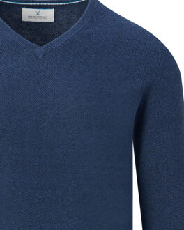 V-neck sweater Blauw - XL