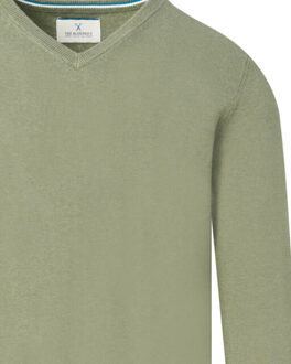 V-neck sweater - maat L Groen