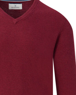 V-neck sweater - maat XXXL Rood
