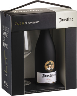 V Reserva Geschenkverpakking met Glas 75CL