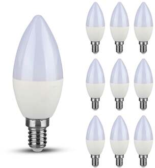 V-tac 10x E14 LED Lamp - 3.7 Watt - 320 Lumen - Neutraal wit 4000K - Vervangt 25 Watt