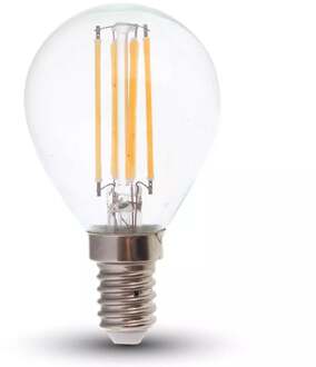 V-tac LED Filament lamp E14 fitting 6 Watt 600lm P45 extra warm wit 2700K