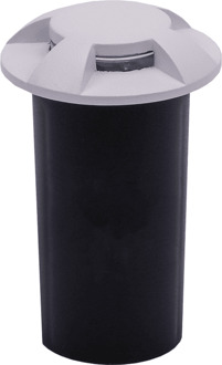 V-tac LED Grondspot - 12 Volt - 4 lichts - Geïntegreerde lichtbron - 1 Watt 50 lumen - 3000K warm wit - Wit - IP67 waterdicht - Tuinspot - Oprit