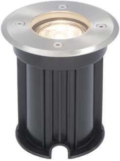 V-tac LED Grondspot buiten - Dimbaar - GU10 - 4000K neutraal wit - 4 Watt 345 Lumen - Tuinspot - Oprit - RVS - IP64 Waterdicht