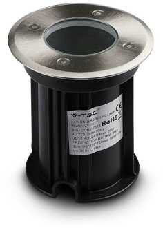 V-tac LED Grondspots Zilver